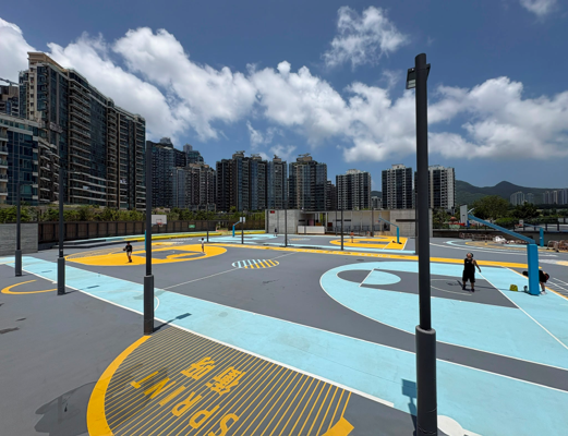 Central Town Park outdoor basketball courts